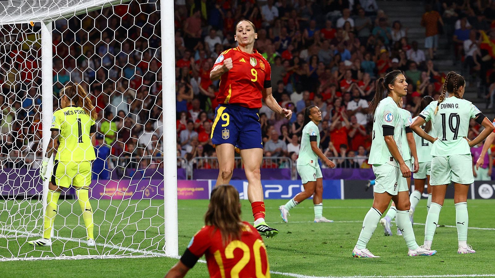 Eurocopa femenina: Gol de España a Portugal (4-0) | Ver | Ver