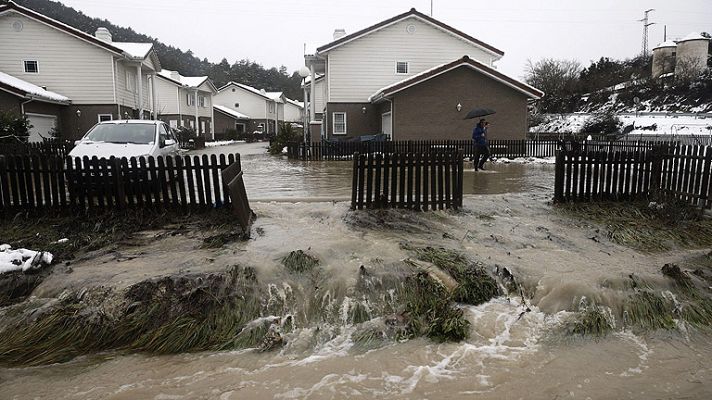 Telediario 1 - Temporal en España