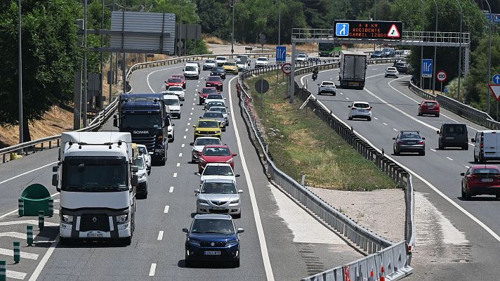 Telediario 1 - La DGT prevé 4,7 millones de desplazamientos en la primera operación salida de este verano
