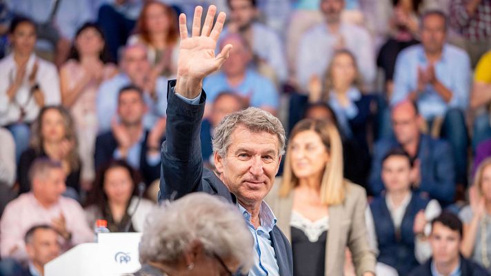 Telediario 1 - El PP inicia este viernes su Congreso en Madrid para reelegir a Feijóo como su presidente