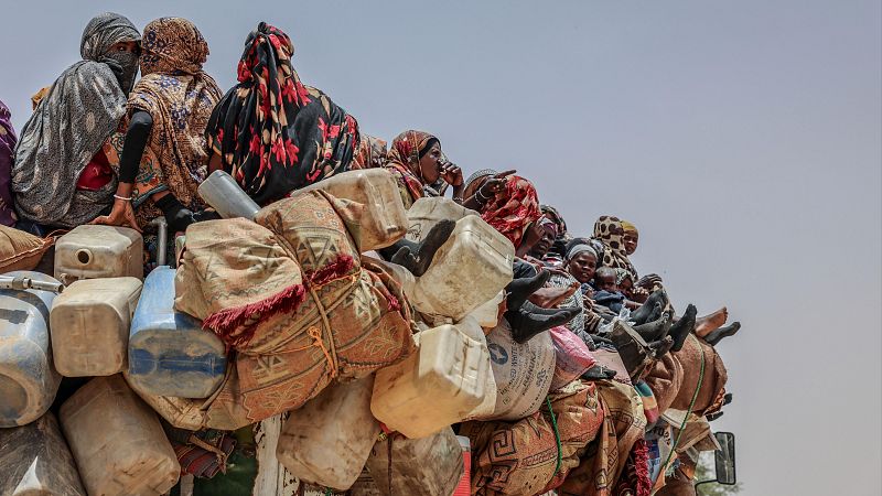 Chad, desbordado por la llegada de refugiados sudaneses | Ver