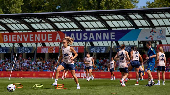 Eurocopa - Lausana, un remanso de paz y tranquilidad para la selección española durante la Eurocopa femenina