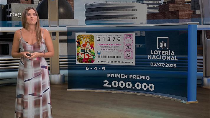 Loterías - Sorteo de la Lotería Nacional del 05/07/2025