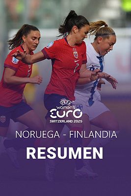 Resumen del Noruega - Finlandia, partido del grupo A de la Eurocopa femenina 2025