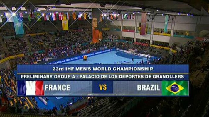 Mundiales de Balonmano - Grupo A: Francia - Brasil