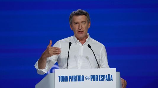 Feijo se conjura para llegar a La Moncloa y sacar a Espaa de la "oscuridad" de Snchez: "Conmigo nunca estar en venta"