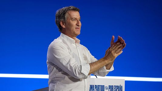 Un PP sin fisuras encumbra de nuevo a Feijo para plantar cara a Snchez y sacar a Espaa de "la oscuridad"
