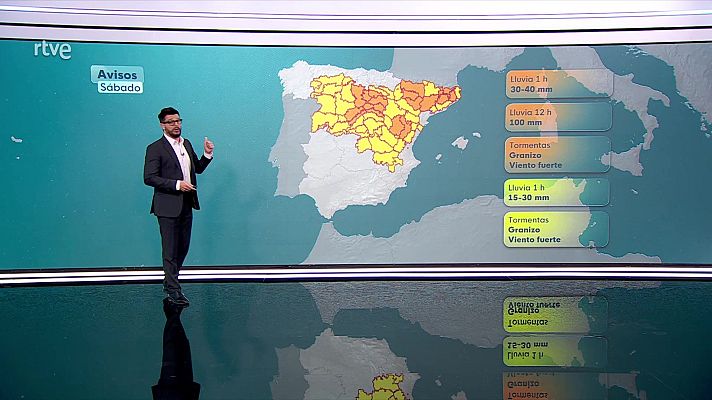 El tiempo - Temperaturas máximas superando los 34-36 grados