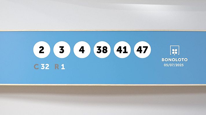 SELAE - Sorteo de la Lotería Bonoloto del 05/07/2025