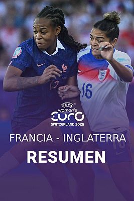  - Resumen del Francia - Inglaterra, partido del grupo D de la Eurocopa femenina 2025