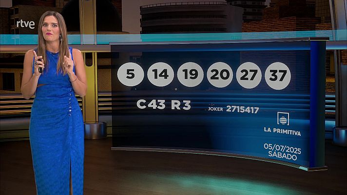 Loterías - Sorteo de la Bonoloto y Primitiva del 05/07/2025