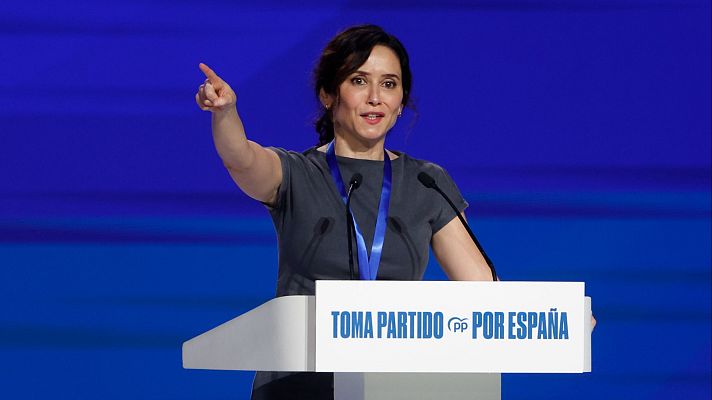 Fin de semana 24h - Ayuso arropa a Feijóo: "Tuyo es el partido, vamos a estar en todo momento a tu lado"