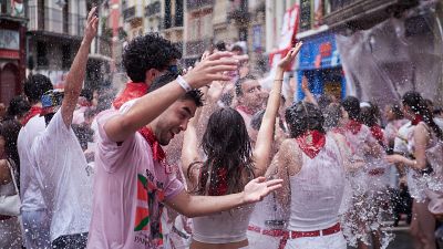 El 'almuercico', un ritual imprescindible en San Fermín