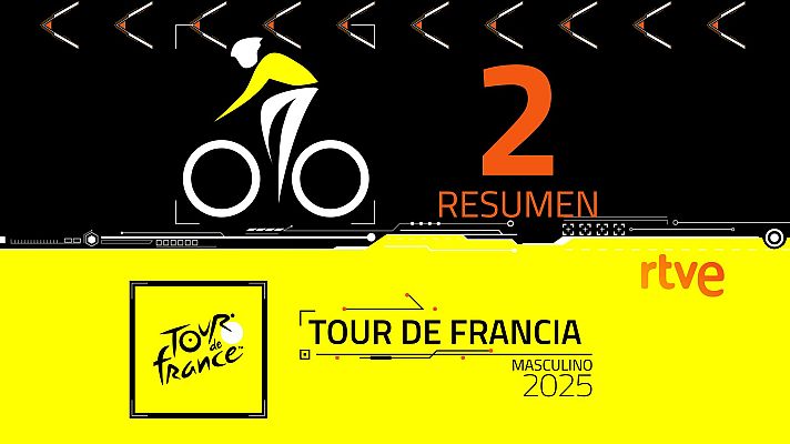 Ciclismo - Resumen de la etapa 2 del Tour de Francia 2025