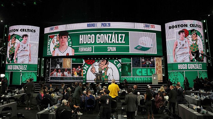 Hugo Gonzlez, tras firmar en la NBA con los Celtics: ''Quiero enfrentarme a Doncic, es el referente de la cantera madridista''