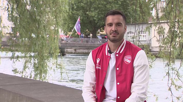 Eurocopa - Genís Montolio, a RTVE: "Thun es una ciudad muy futbolera, se siente el calor de la afición"