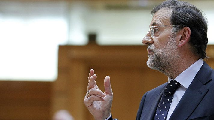 Telediario 1 - Rajoy pide políticas de crecimiento