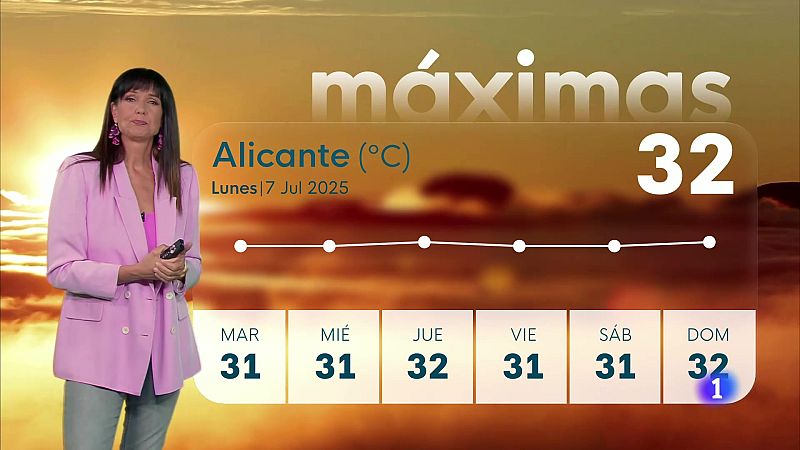 El tiempo en la Comunitat Valenciana 07/07/25 | Ver