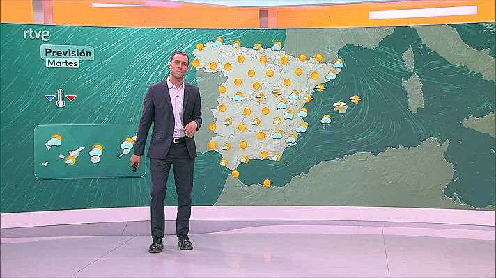 El tiempo - Tormentas en el sur del Sistema Ibérico, Pirineo oriental, Mallorca, Comunidad Valenciana y Murcia