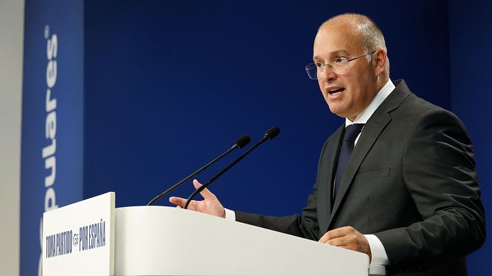 Telediario 1 - El PP reitera su "compromiso" de gobernar en solitario y Vox les acusa de cometer un "gigantesco error"