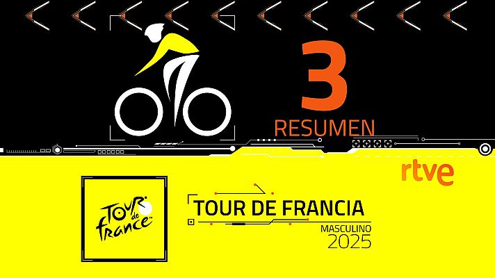 Ciclismo - Resumen de la etapa 3 del Tour de Francia 2025