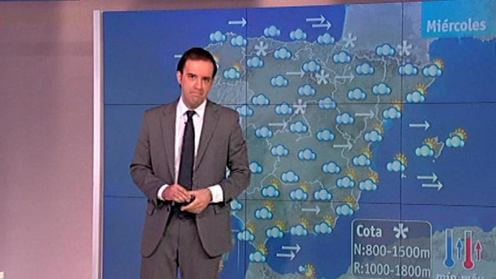 La borrasca se extiende casi por toda España