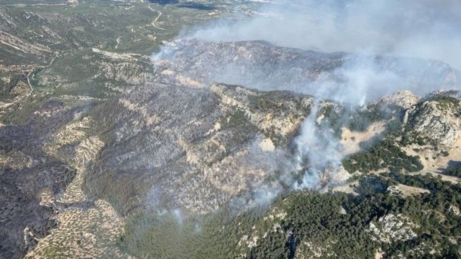 Xerta, envuelta en un "auténtico infierno" por el incendio en Paüls - La noche en 24h | Ver