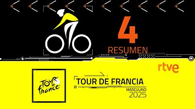 Resumen de la etapa 4 del Tour de Francia 2025