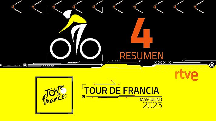 Ciclismo - Resumen de la etapa 4 del Tour de Francia 2025