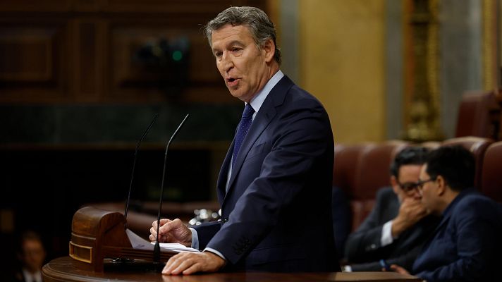 Informativo 24h - Feijóo insta a Sánchez a “confesar todo lo que sabe, ayudar a devolver el botín y convocar elecciones”