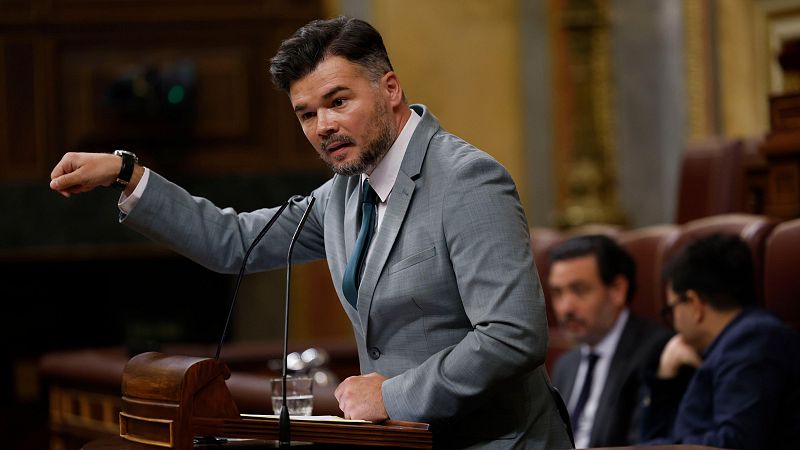 Rufían a Sánchez: "Si esto escala, le vamos a obligar a que la gente decida" | Ver