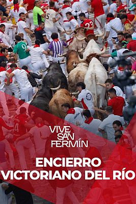 Cuarto encierro de San Fermín 2025 con los Victoriano del Río