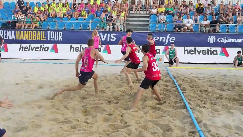 Balonmano Playa - Playa Arena 1000 EBTt Handball Tour. Sanxenxo resumen - Balonmano | Ver