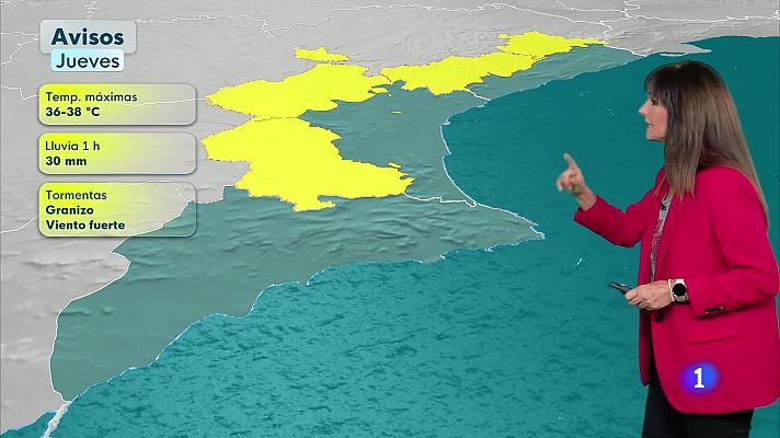 L'informatiu - Comunitat Valenciana - El tiempo en la Comunitat Valenciana 10/07/25