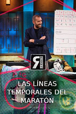 La Revuelta - Ponce explica las líneas temporales del maratón