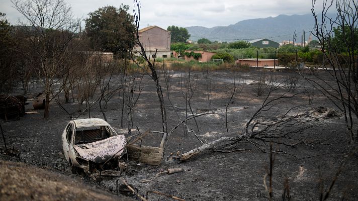 Telediario Matinal - Controlado el incendio en Paüls, que deja un técnico forestal muerto y más de 3.300 hectáreas arrasadas