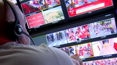 La retransmisión de los encierros de San Fermín 2025 contada desde el control de realización de TVE