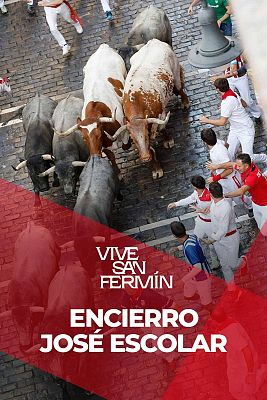 Sexto encierro de San Fermín 2025 con los toros de José Escolar