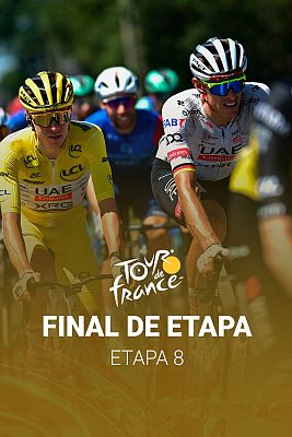 Tour de Francia 2025: Final de la etapa 8