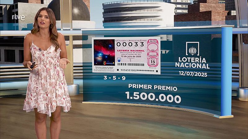 Sorteo de la Lotería Nacional del 12/07/2025 - Loterías | Ver