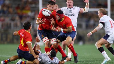 Victoria histrica de la seleccin espaola de rugby ante Estados Unidos (21-30)