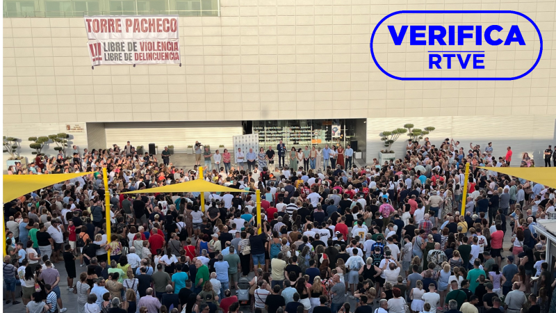 Verifica RTVE desmiente los bulos entorno a los incidentes en Torre Pacheco