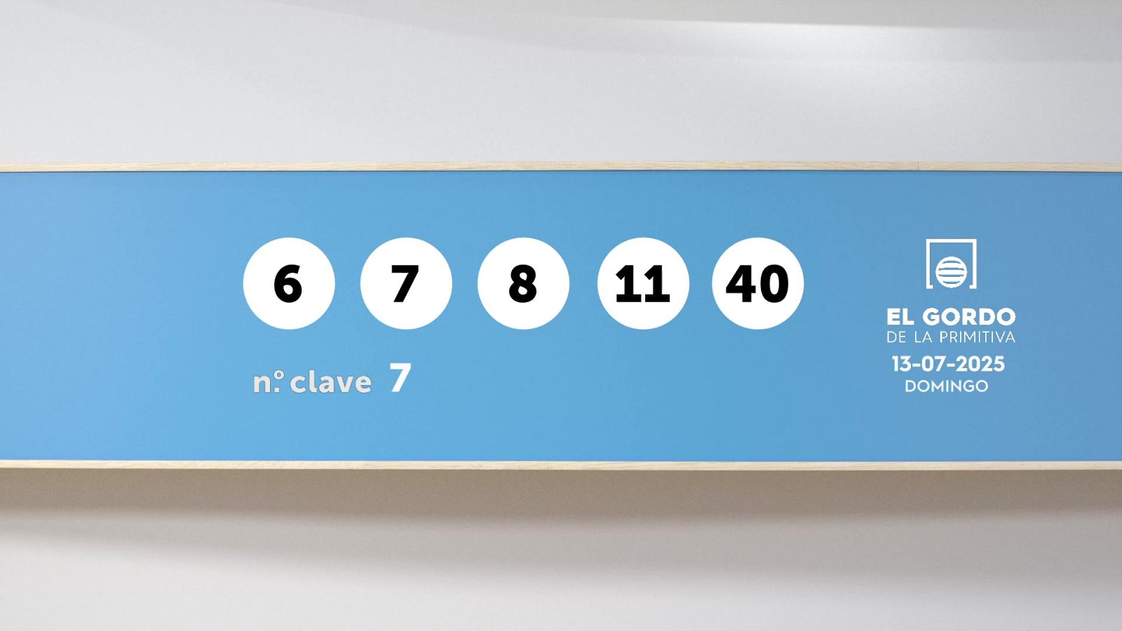 Sorteo de la Lotería Gordo de la Primitiva del 13/07/2025 - Ver ahora