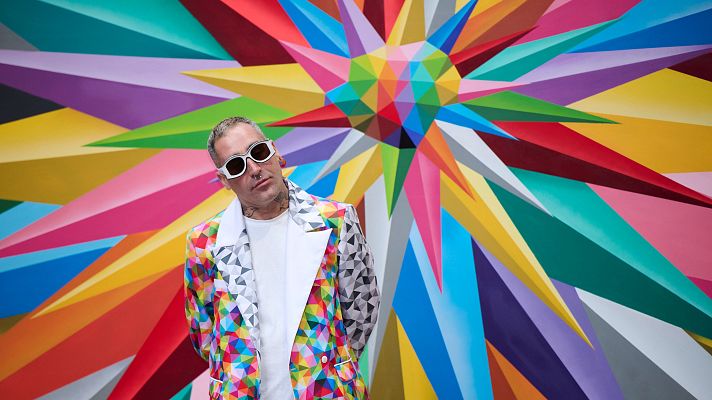 Telediario Fin de Semana - Un día con el artista Okuda San Miguel