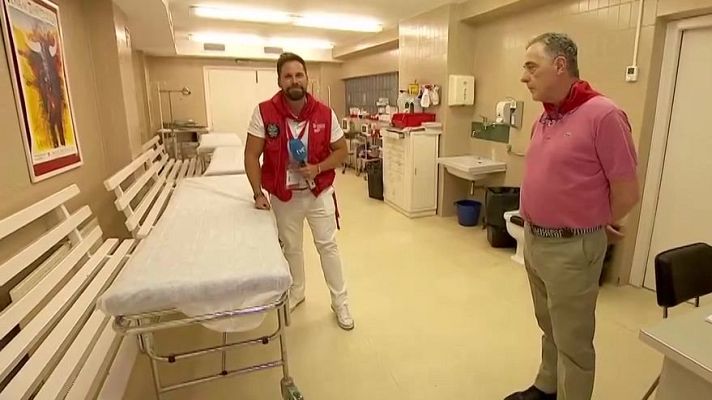 San Fermín - San Fermín 2025: así es la labor de la enfermería de la plaza de toros en los encierros