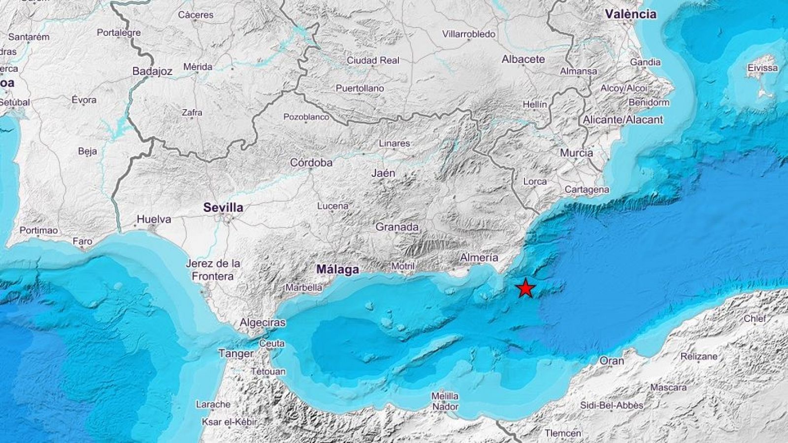 Registrado un terremoto de 5,4 frente a la costa de Almería - La hora de La 1 | Ver