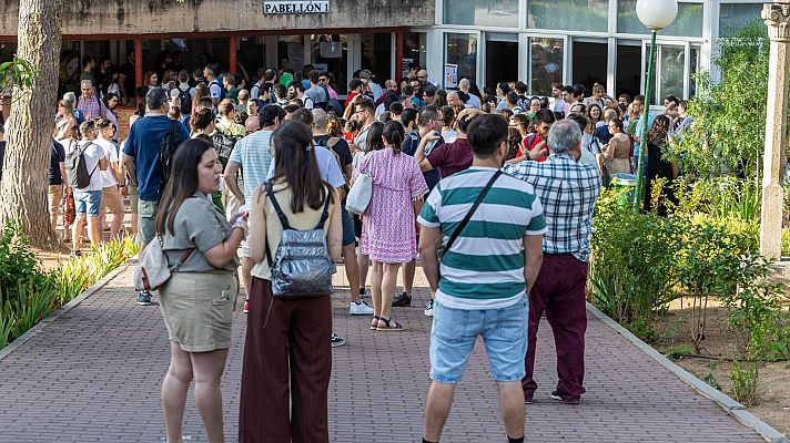 Telediario 1 - Seis de cada diez aspirantes a profesor de secundaria o FP han suspendido la prueba teórica