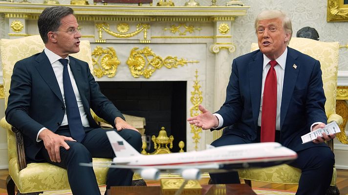 Telediario 1 - Trump amenaza a Rusia con aranceles del 100% si no llega a un acuerdo con Ucrania en 50 días