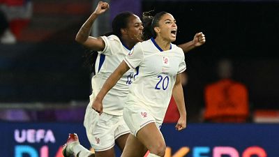 Eurocopa femenina: Gol de Francia a Pa�ses Bajos (2-3) | Ver