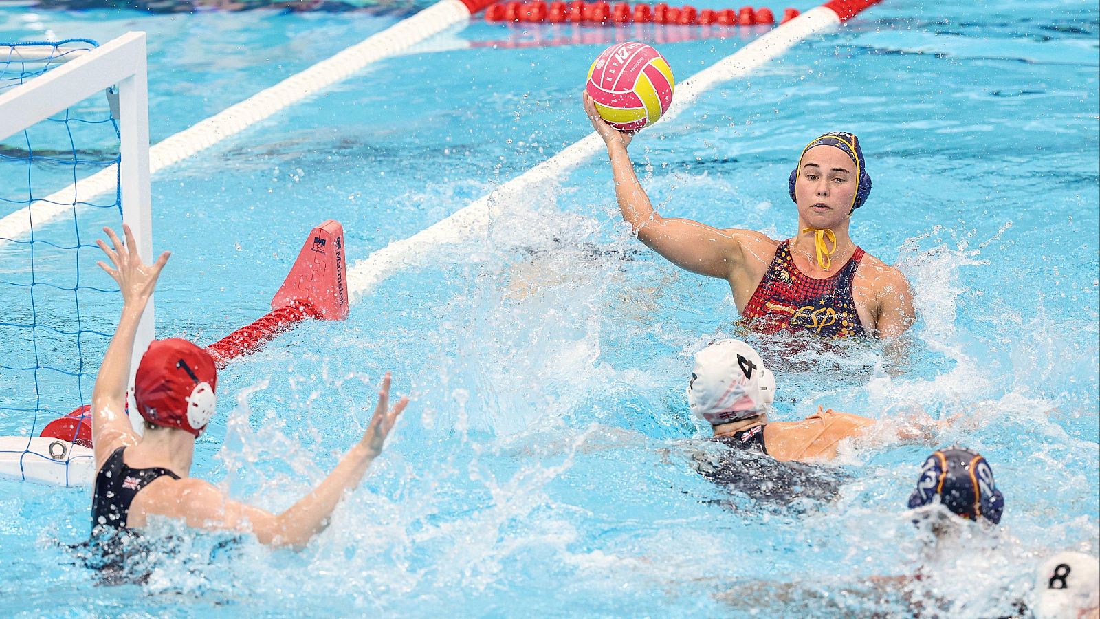 Resumen Gran Bretaña 7-16 España (Mundial Singapur - waterpolo femenino) | Ver